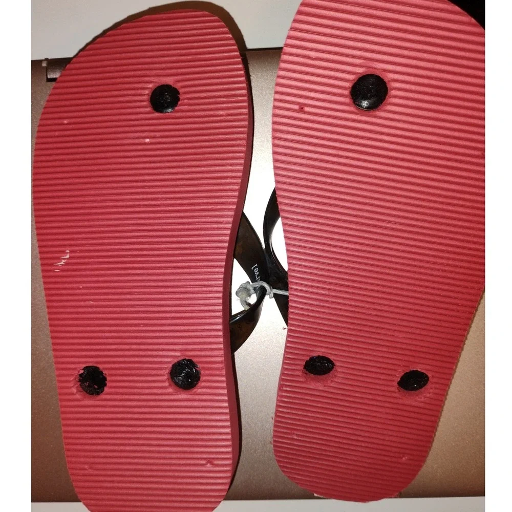 Kids Spider Man Flip Flops Size‎ 1 Red Blue Marvel Thong Sandals
